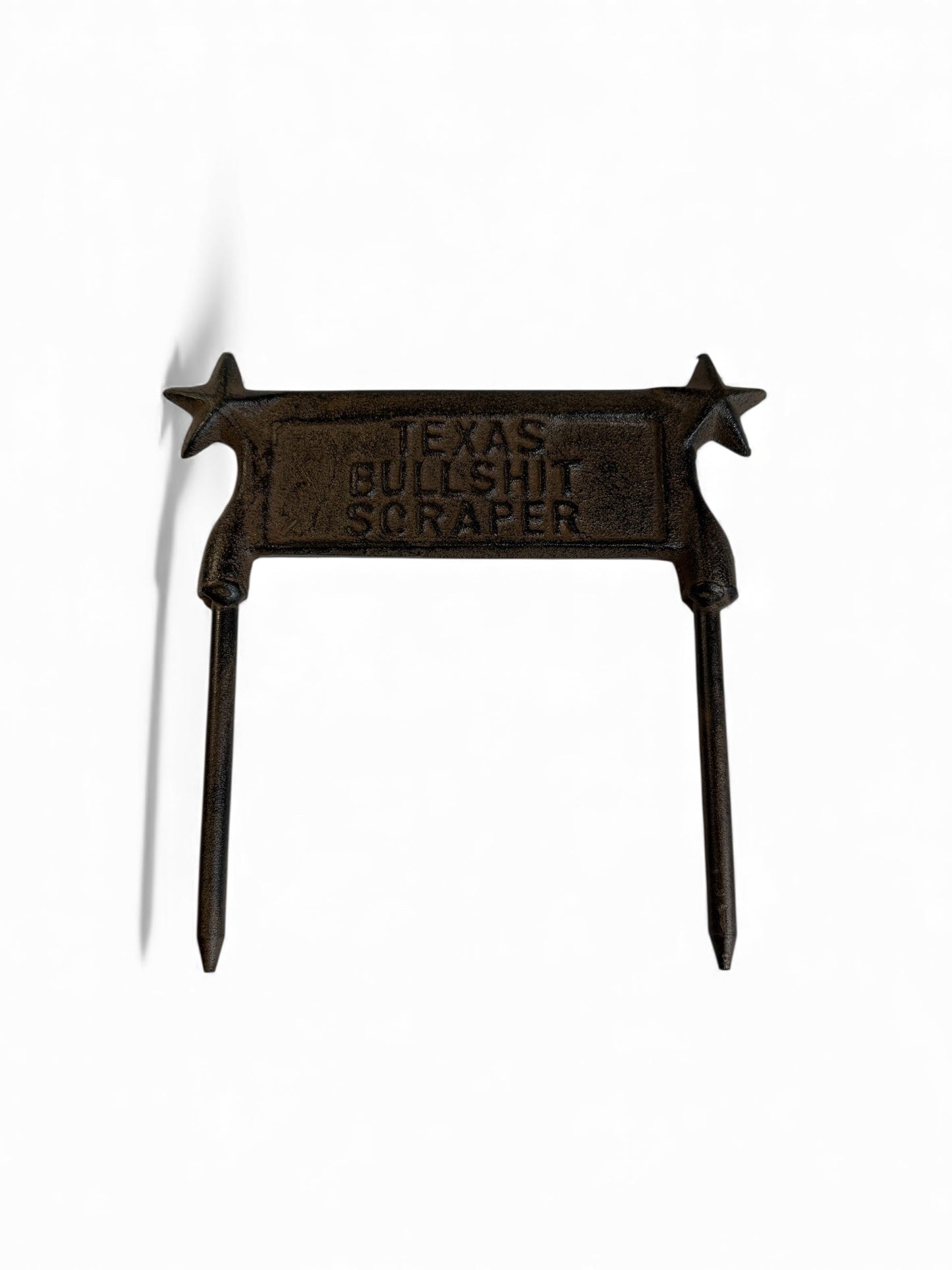 Cast Iron Texas Bullshit Boot Scraper