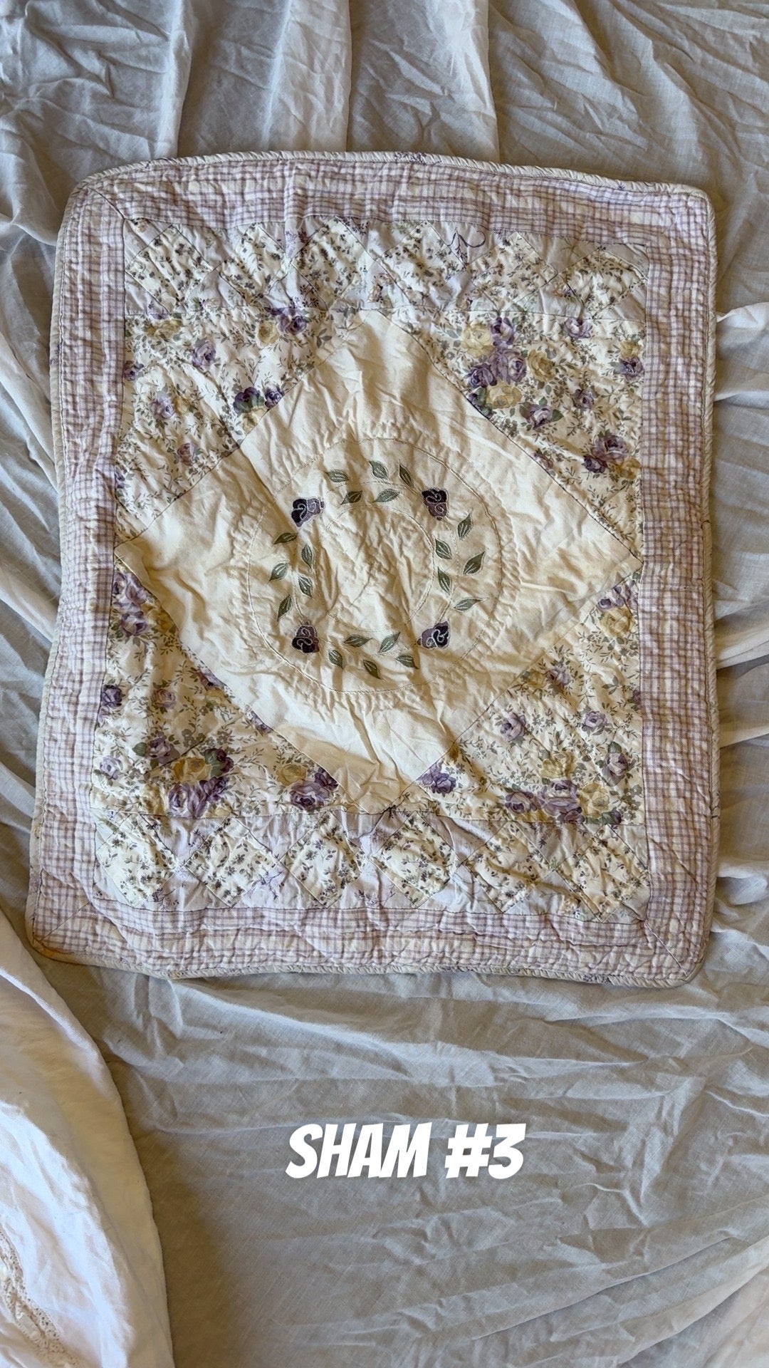 Vintage Pillow Sham #3