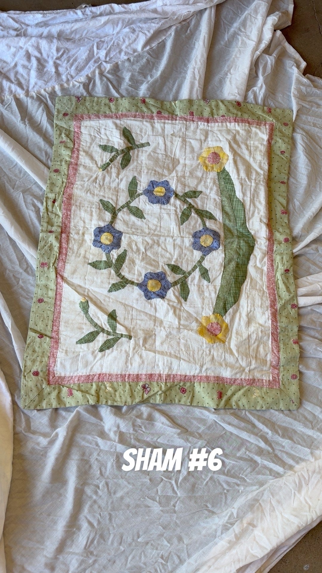 Vintage Pillow Sham #6