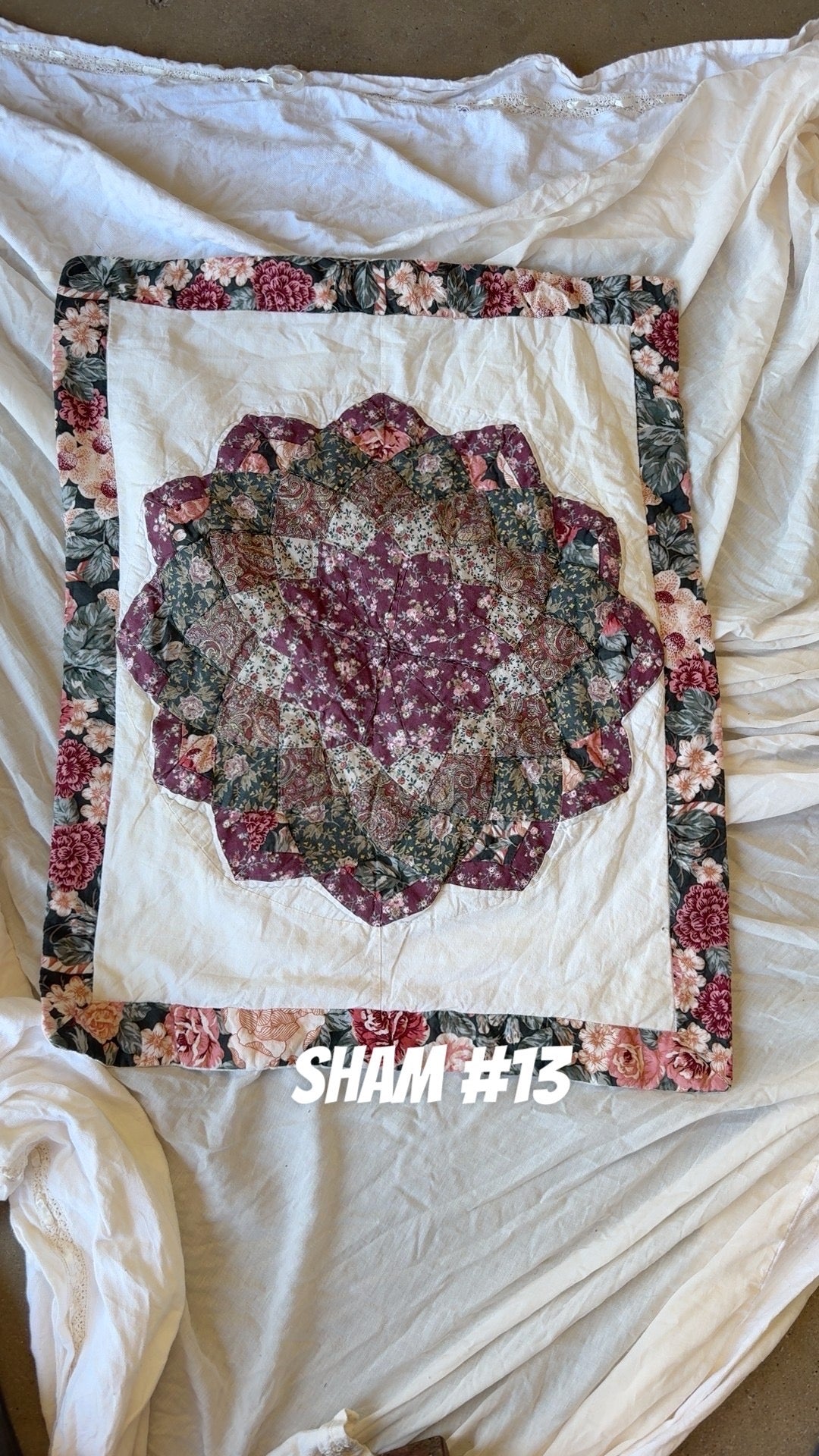 Vintage Pillow Sham #13