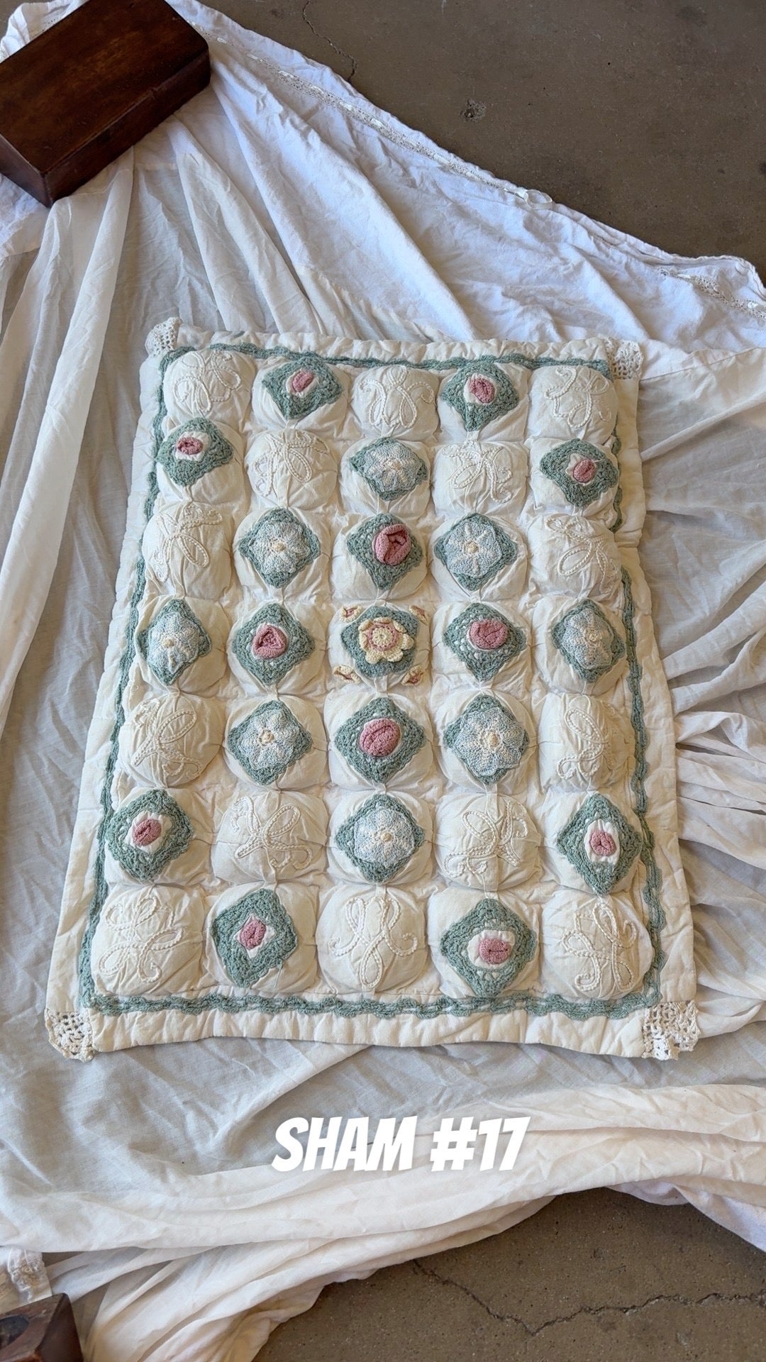 Vintage Pillow Sham #17
