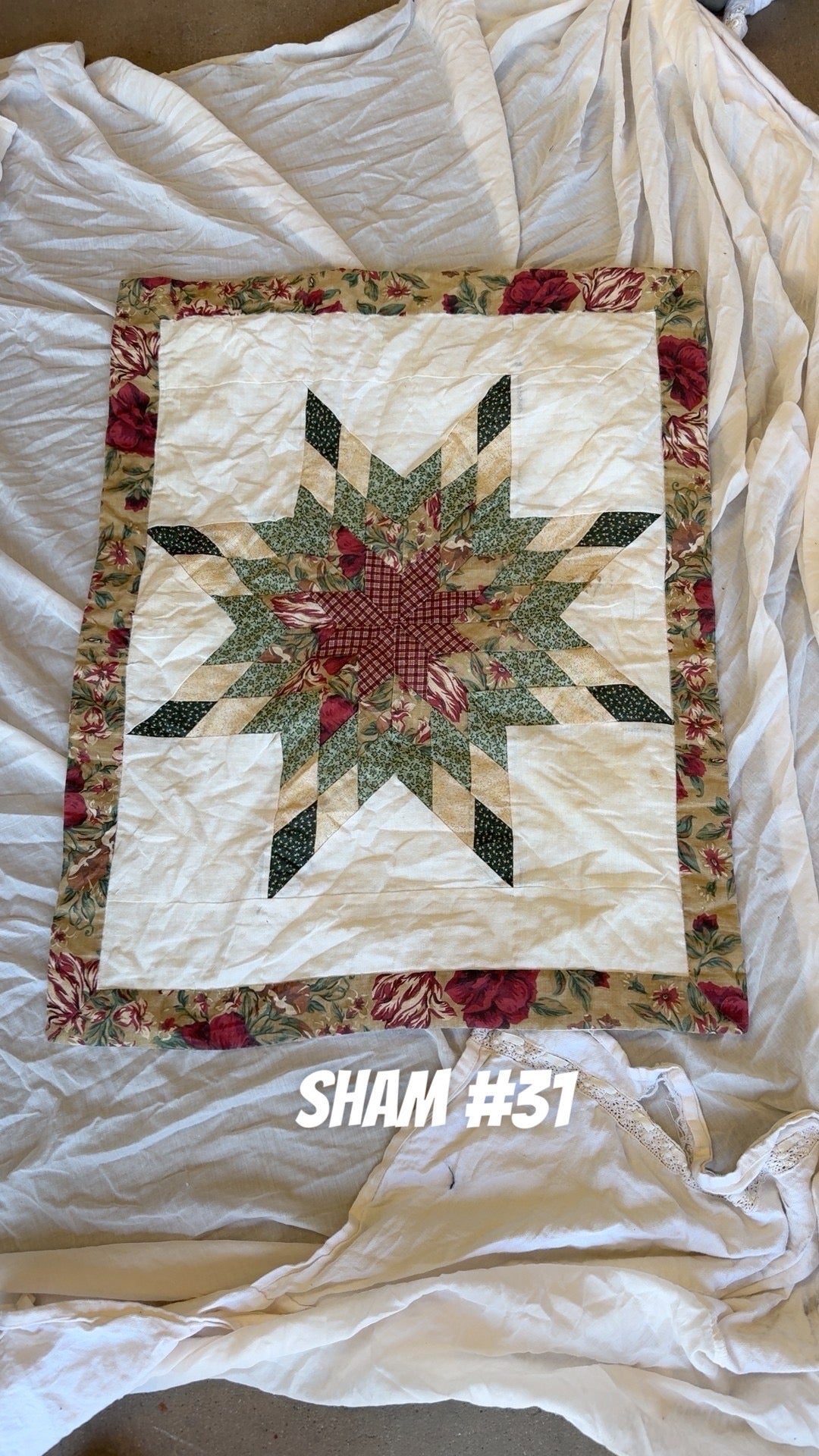 Vintage Pillow Sham #31