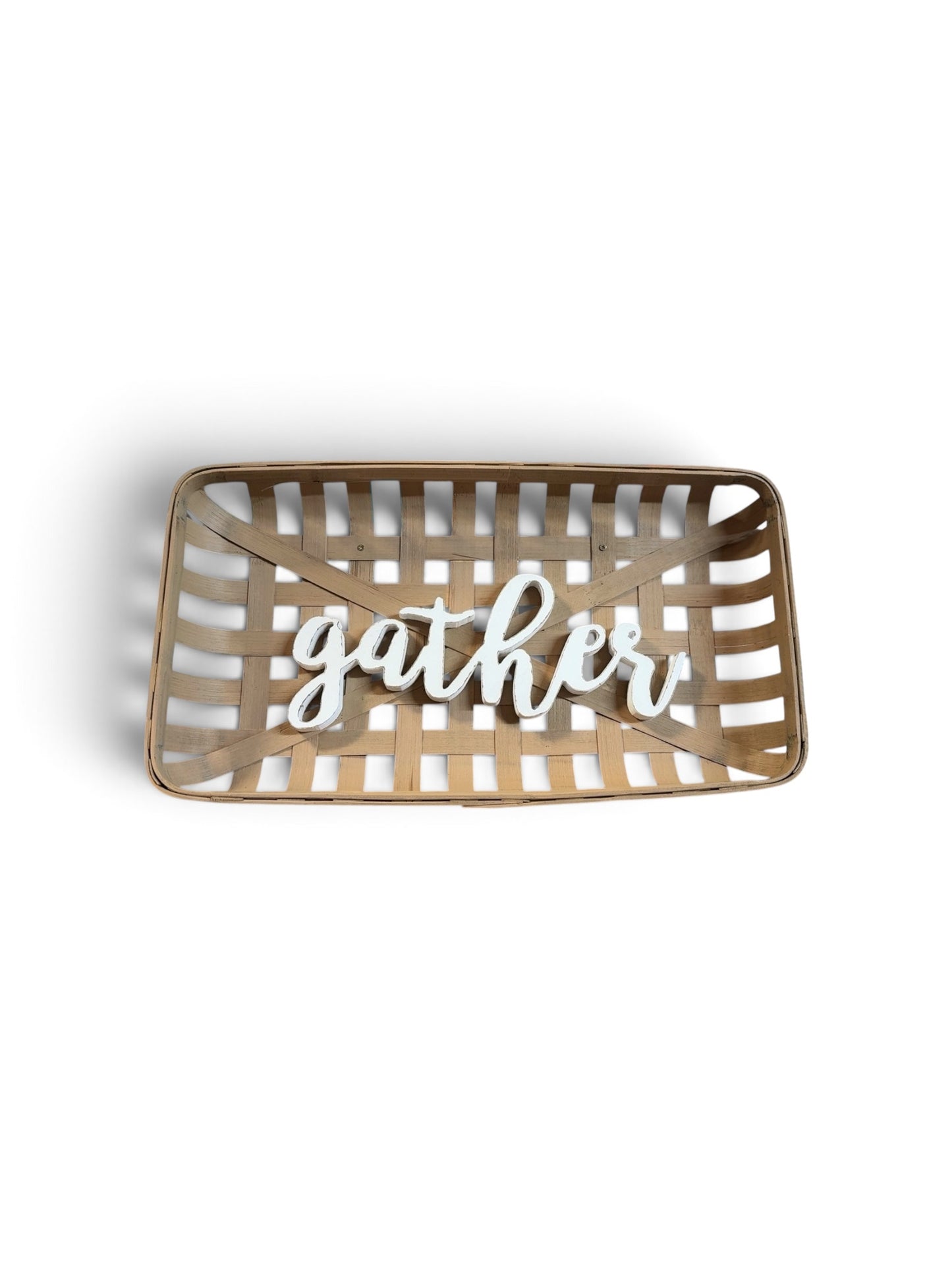 Gather Tobacco Basket Decor