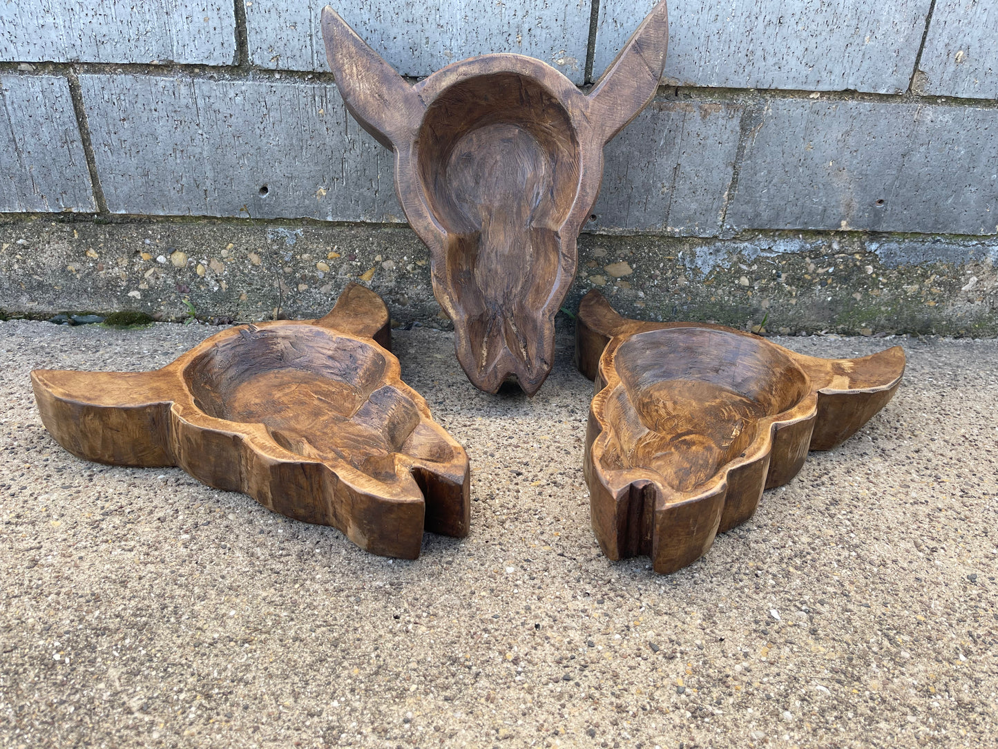 5– Cow Skull Bowls