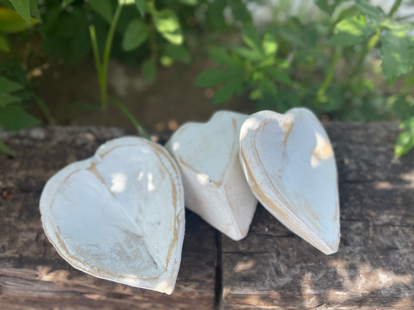 10— White Baby Heart Bowl