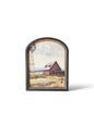 Framed Canvas Print- Red Barn Farm
