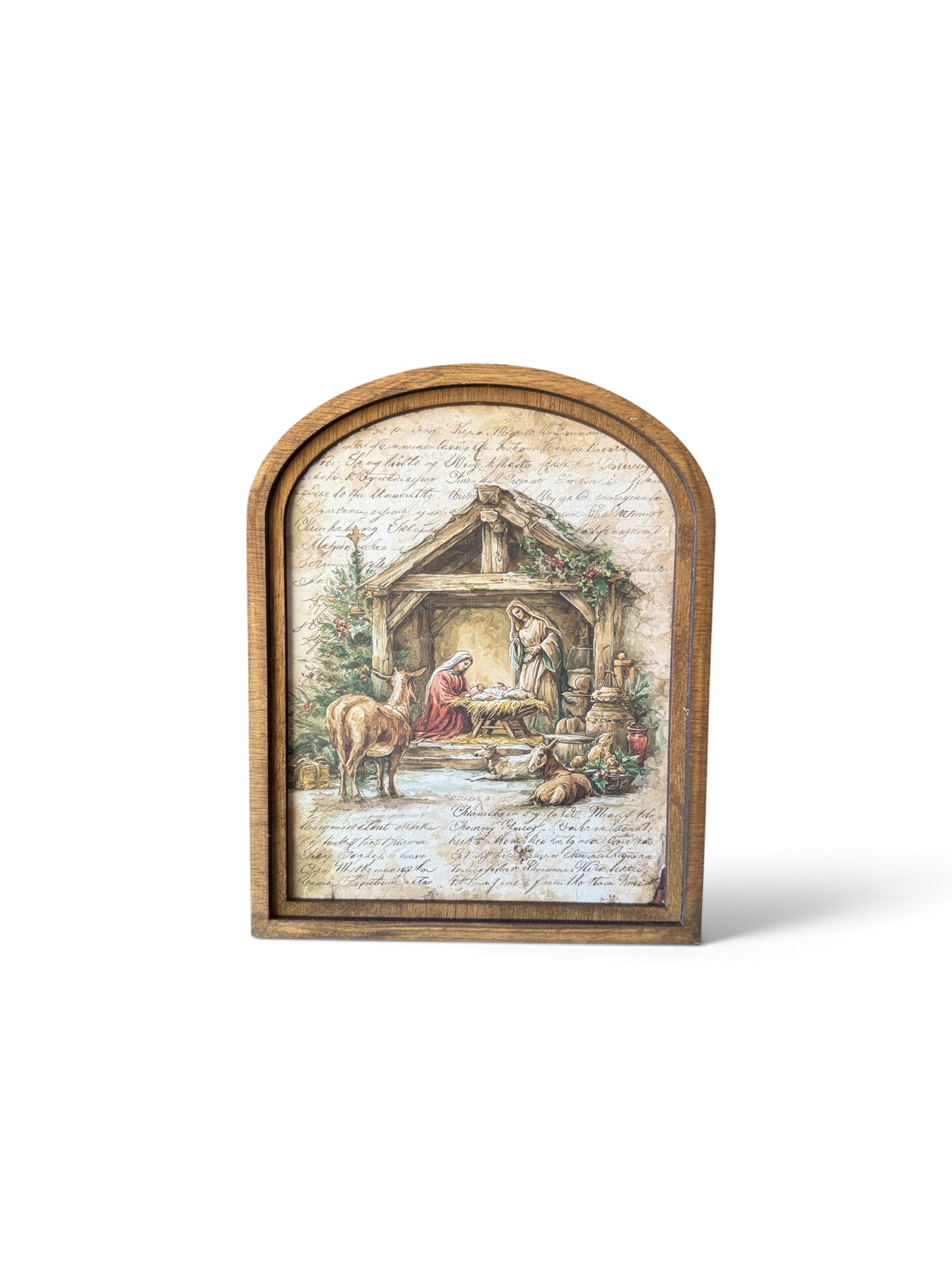 Framed Canvas Print- Nativity Scene