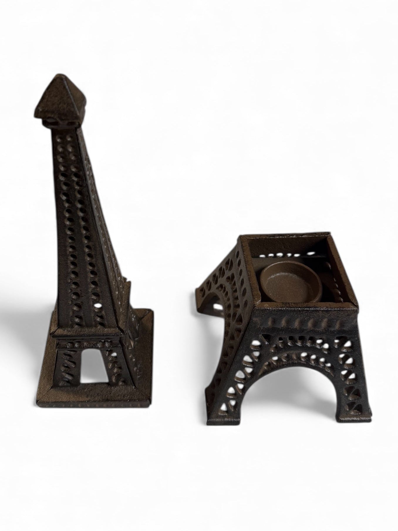 Large Cast Iron Eiffel Tower Candle Holder
