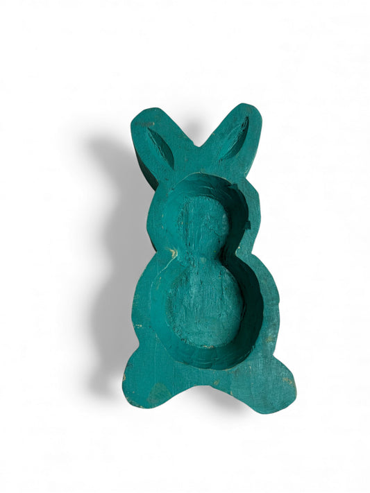 Teal Small Rabbit Bowl