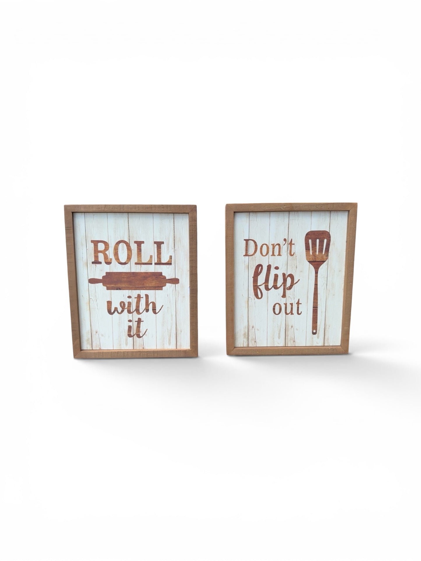 2pc. Kitchen Sign Set