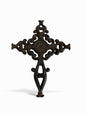 Cast Iron Rustic Brown Ornamental Cross