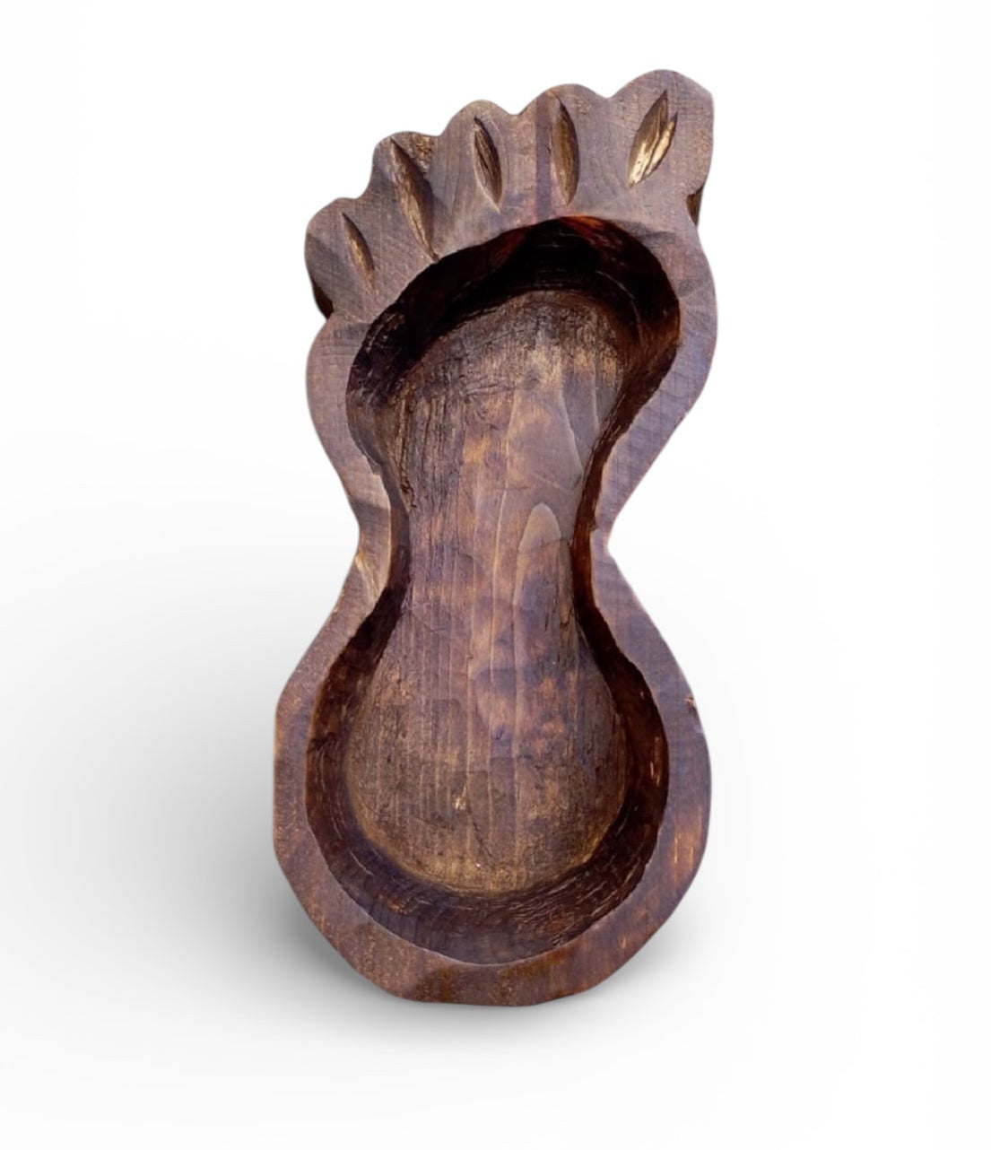Wooden Big Foot Bowl