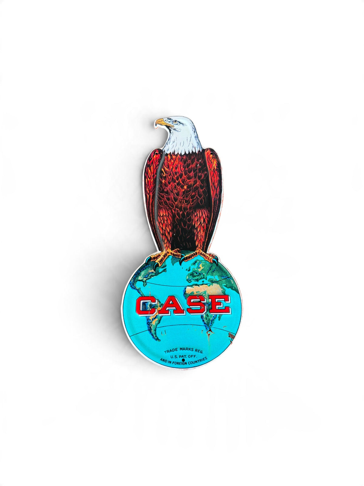 Case Eagle Tin Sign