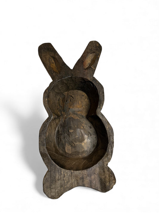 Brown Large Rabbit Bowl