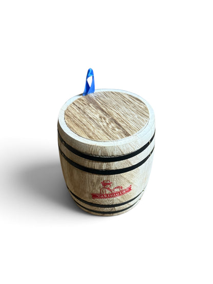 Mini Wooden Whiskey Barrel