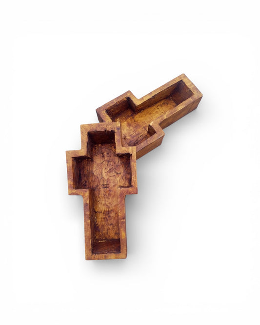 Brown Cross Bowl