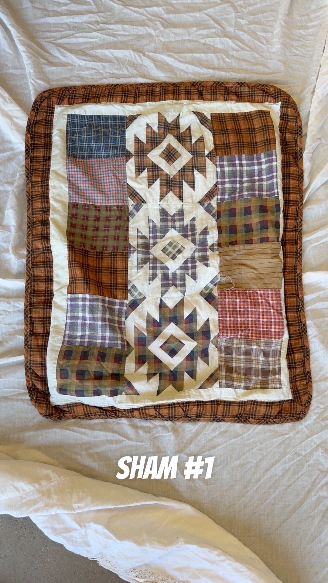 Vintage Pillow Sham #1