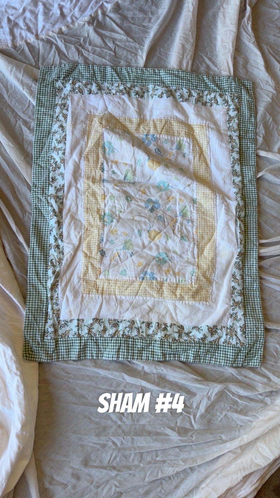 Vintage Pillow Sham #4