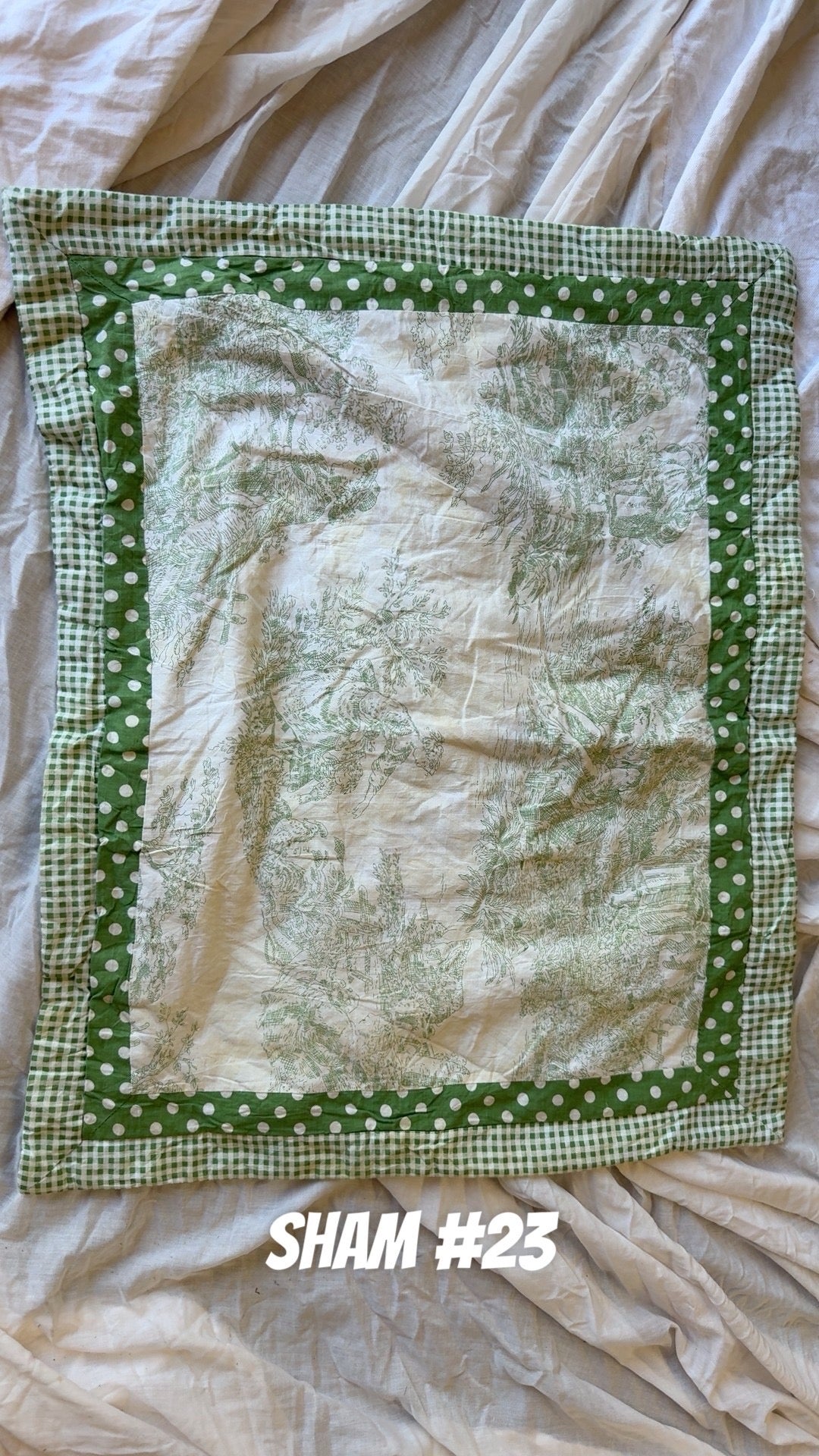 Vintage Pillow Sham #23