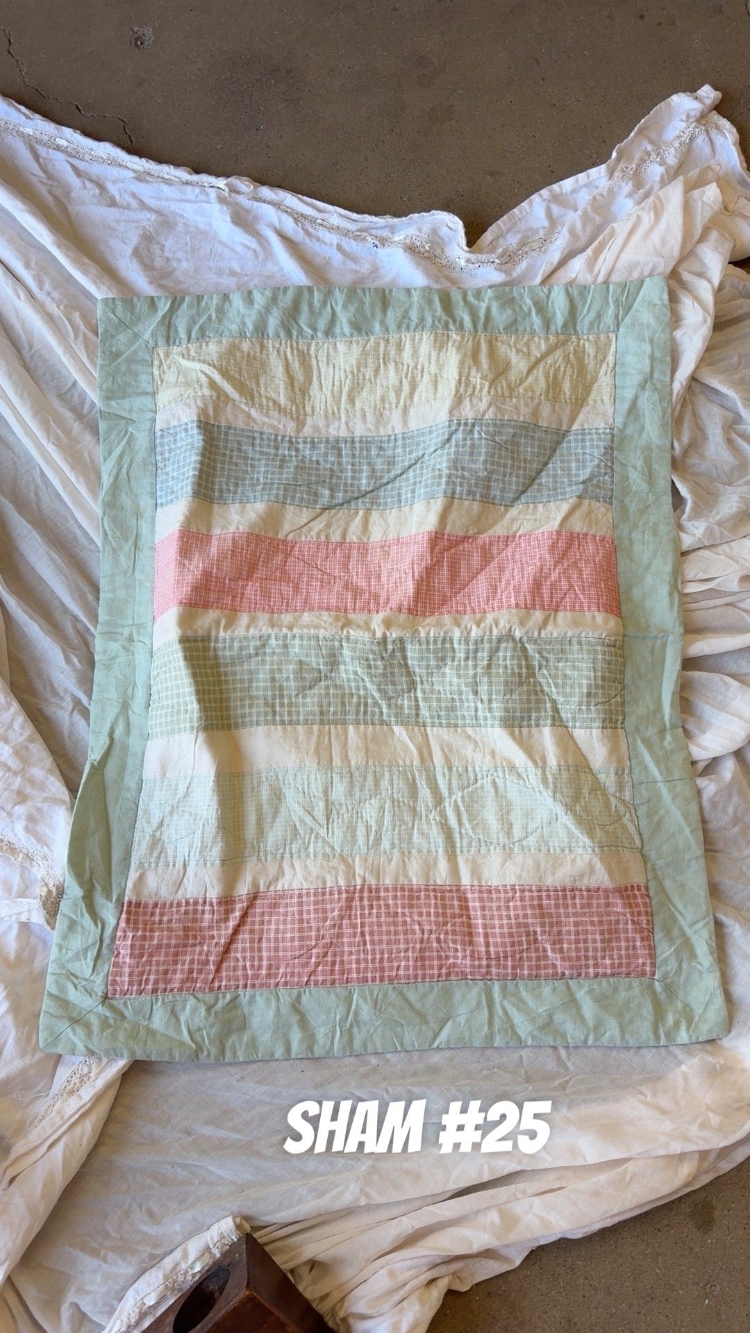 Vintage Pillow Sham #25