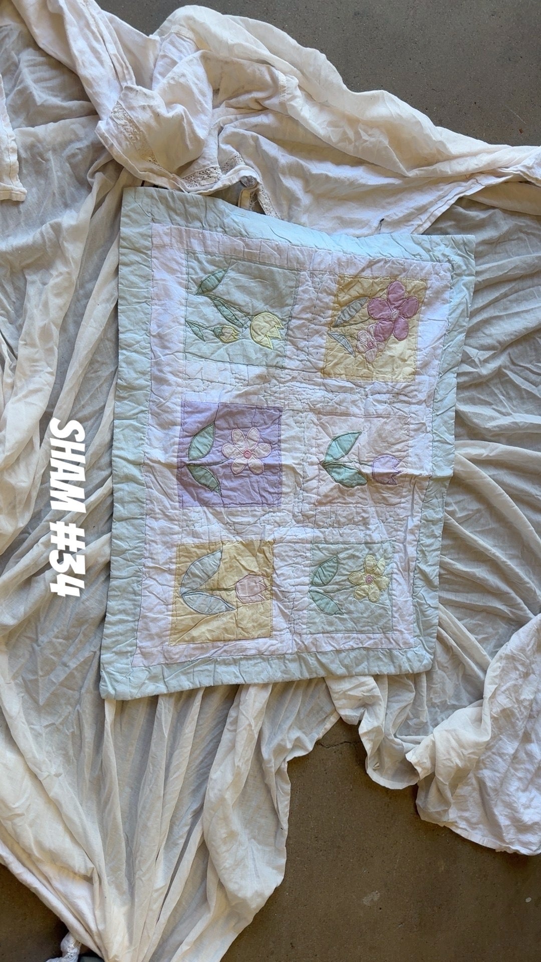 Vintage Pillow Sham #34