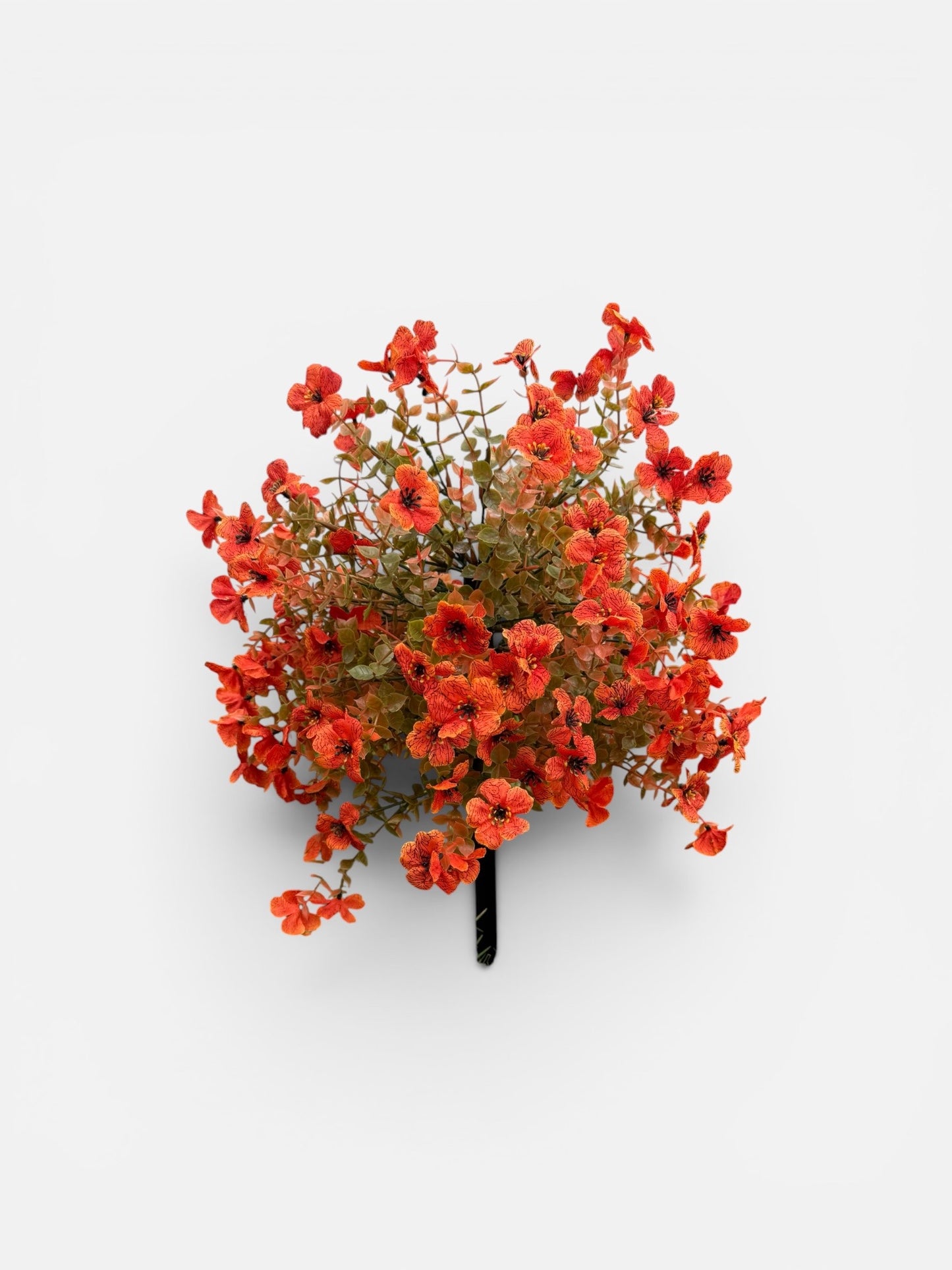 Orange Flower Bunch on Stake