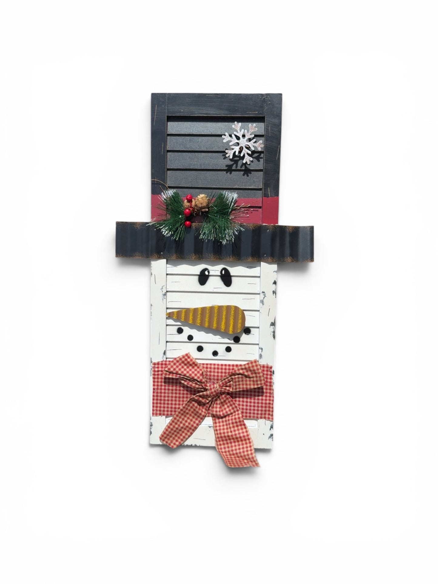 Snowman Shutter Decor (#1164)