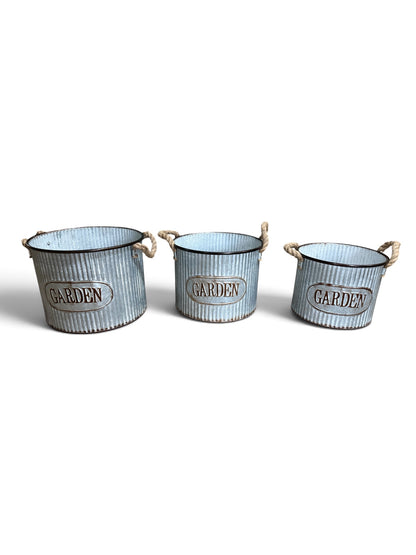 3 Piece Garden Tub Set