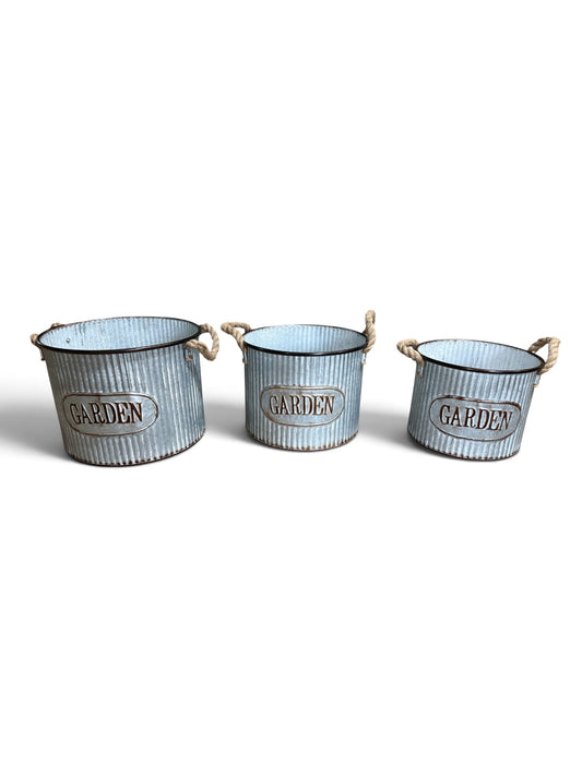 3 Piece Garden Tub Set