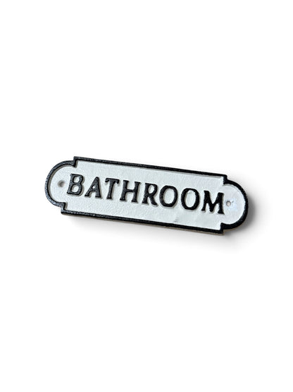 Bathroom Plaque