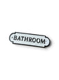 Bathroom Plaque