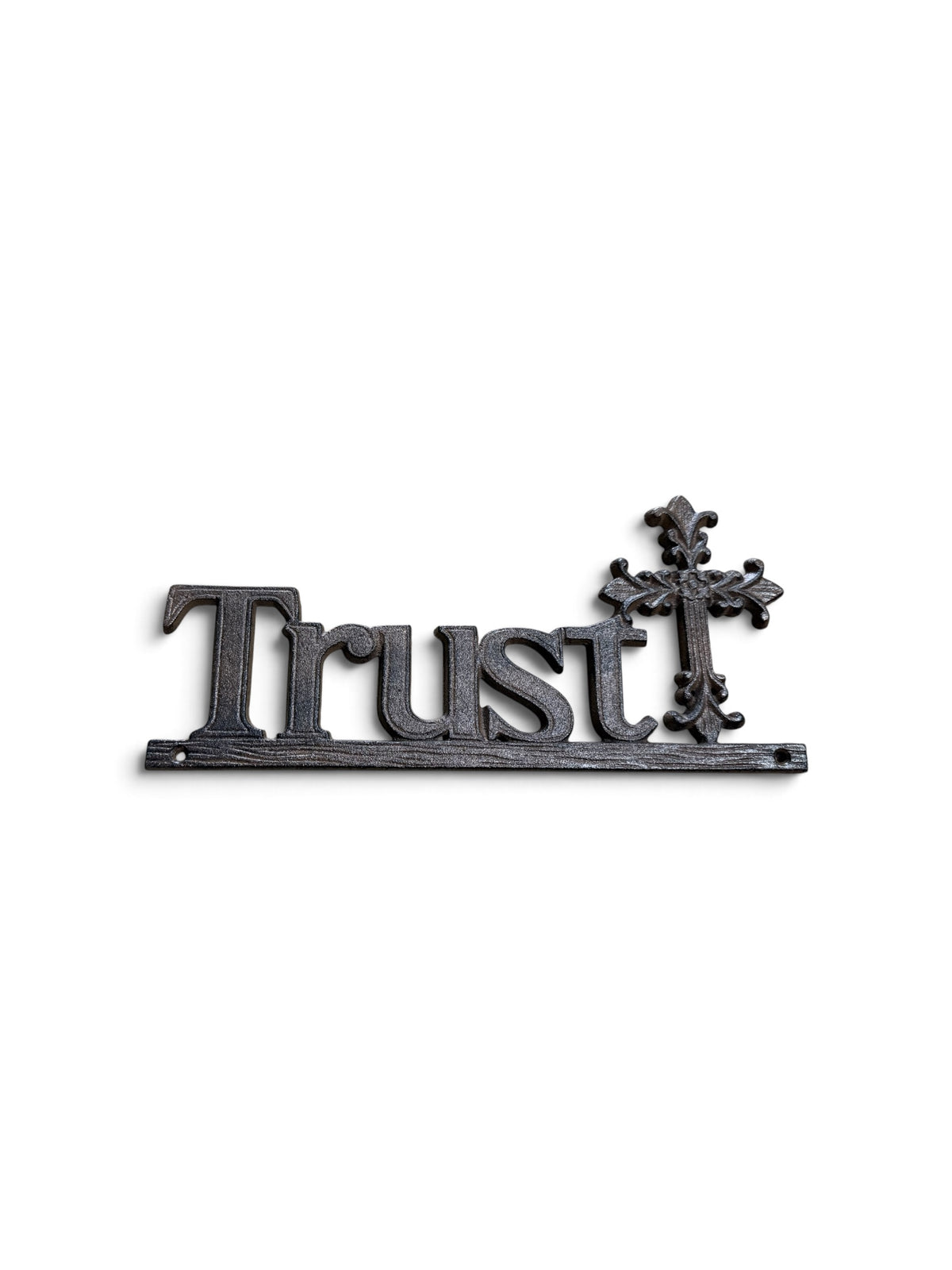 Cast Iron Trust Plaque