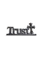 Cast Iron Trust Plaque