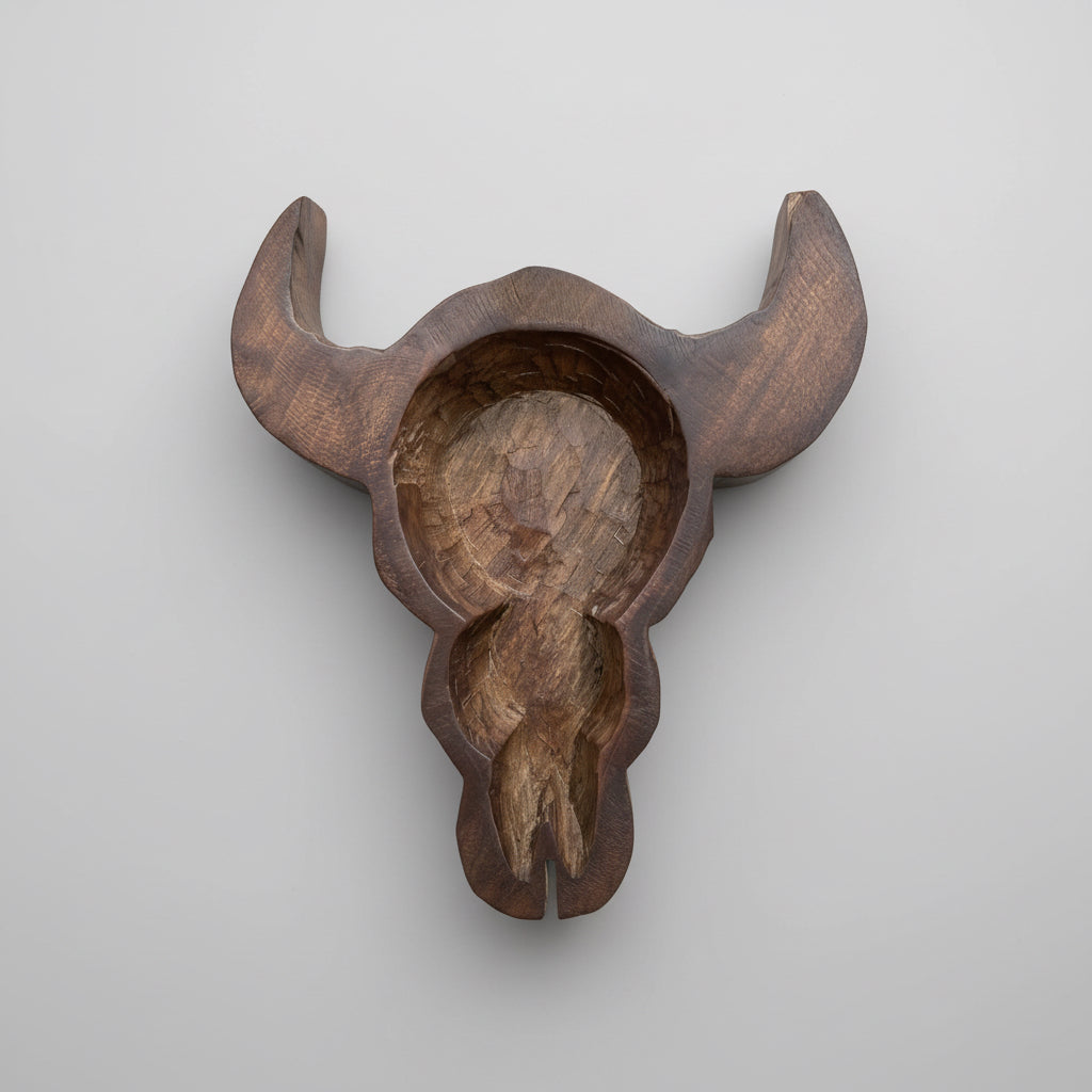 Brown Steer Bowl (5 Piece Lot)