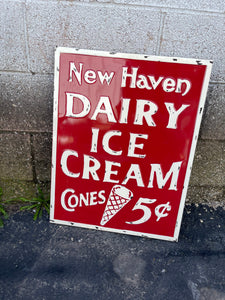 6-- New Haven Dairy Sign (#049)