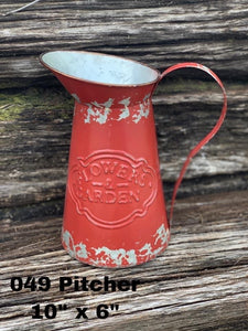 4-- Red Pitcher (#049)