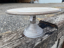 Load image into Gallery viewer, 4– Metal &amp; Wood Cake Stand (#1027)
