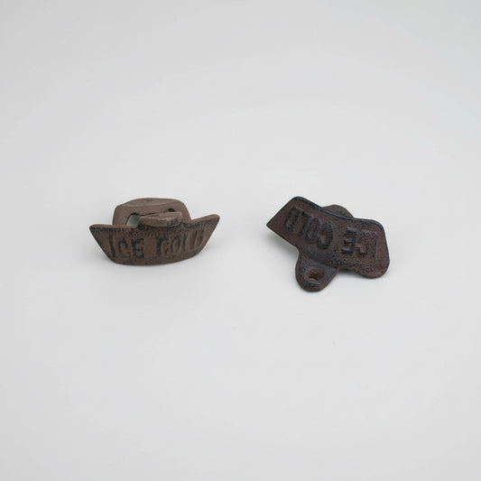 Ice Cold Cast Iron Bottle Opener