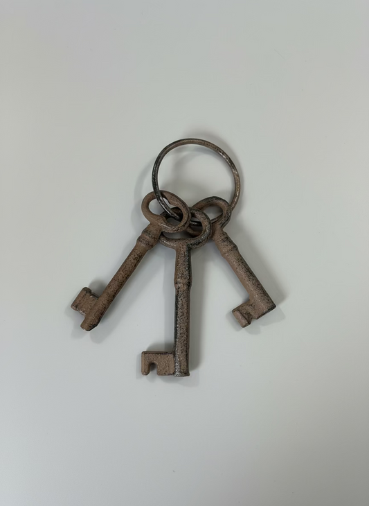 Cast Iron Keys on Ring